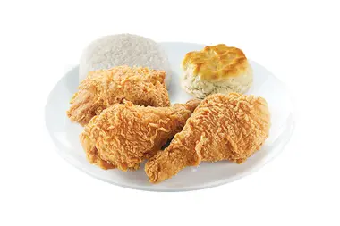 3pc Chickenjoy w/ Biscuit + 1 Side