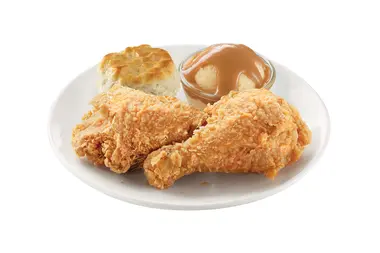 2pc Chickenjoy w/ Biscuit + 1 Side